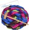 Learn to Spin Yarn - Beginner's Spinning Kit Includes Drop Spindle, Space Dyed Wool Roving and Printed Instructions with Video
